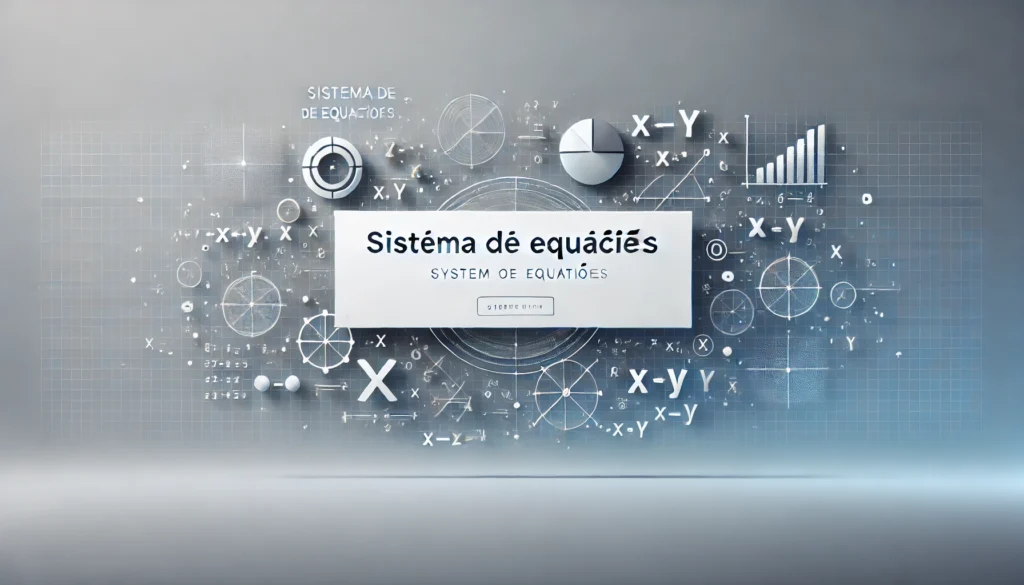 sistema de equações, matemática para concursos