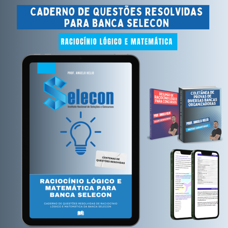 CADERNO DE QUESTÕES SELECON