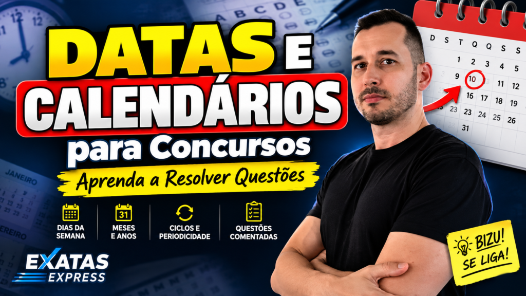 datas e calendários para concursos
